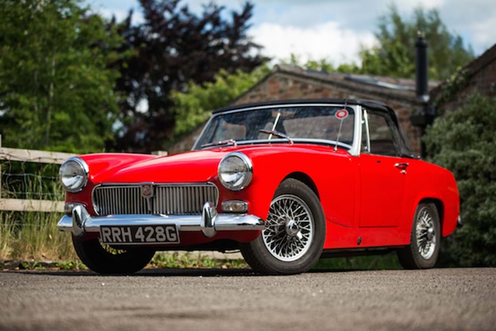MG автомобиль ретро